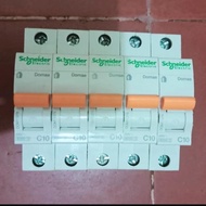 MCB Schneider Domae 1P 2A 4A 6A 10A 16A 20A Second Normal MCB 1 Phase