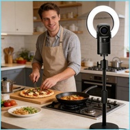 RUN 2160P USB Computer Camera With Touch Control Fill Light Adjustable Brightnes Autofocusing 3840x2