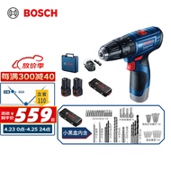 博世（BOSCH）GSB 120 12V充电式手电钻电动螺丝刀锂电冲击钻双电+小黑盒工具箱