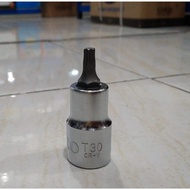 MATA Wipro T30 Short Eye Socket Wrench L Star Socket 1/2" StarBit Socket