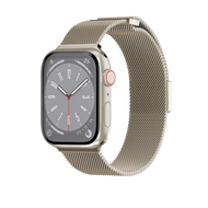 SwitchEasy魚骨牌 Apple Watch Mesh不鏽鋼米蘭錶帶/ 8/7/6/5/4/3/SE/Ultra/ 星光色/ 38/40/41mm