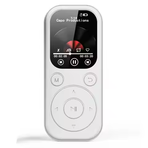 Compact MP3 Player Sports Mini MP3 Bluetooth 5.4 With Screen Video Music Player Support FM Radio