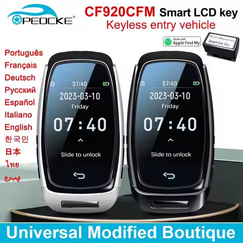 CF920FM Universal Modified Smart LCD Key Screen Comfortable entry For BMW/Audi/Benz/KIA/Hyundai/Niss