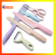 Everrich 6 Pcs Corrugated Kitchen Knife Set - amanifz