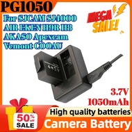 PG1050 3.7V 1050mAh For SJCAM SJ4000 AIR EKEN H9R H8 AKASO Apexcam Vemont COOAU Rechargeable Action 