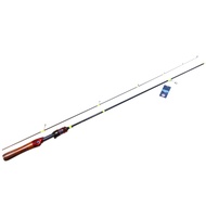 【TRAINFIS】1.68M/1.8M UL Power Fuji Solid Carbon 3-6LB Fishing Rod X-Cross Flexible Ultralight Spinni