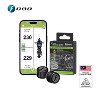 FOBO BIKE LITE Wireless Bluetooth TPMS for Motorcycles - Black