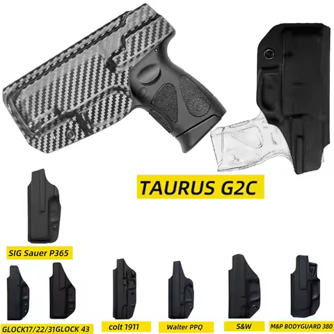 IWB kydex Right hand holster Fit For：GLOCK17/22/31/43，S&W M&P9 shield，M&P BODYGUARD 380，TAURUS G2C S