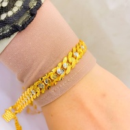 Kelisa Bracelet 2C Solid Gold 916c