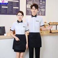 Ai2 Shop - Short Sleeve Catering Overalls for Restaurants, Cafes & KTV Venues - Men's & Women's