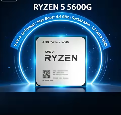 B450 B550 X570 Motherboard Compatible AMD Ryzen 5 5600G CPU Integrated Graphics 3.9GHz To 4.4GHz AM4