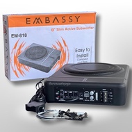 subwoofer kolong embassy EM - 818 produk baru