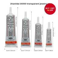 New E6000 Super Glue Zhanlida 25/50/110ML Transparent Adhesive for Jewelry Decoration, Drill Rhinest