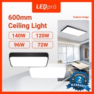 LED PRO LED Ceiling Light 600MM 60W/72W/96W/120W/140W Rectangle Ceiling Light Living Room kitchen Li