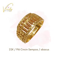 VINDYMY 916/22K CINCIN SEMPOA / Abacus ring