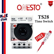 ONESTO TIME SWITCH TS28 - Mechanical Timer 24 hours Analogue Time Switch