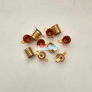 E-10 Fitting Brass Bulb Fitting Thread E10 Flashlight Holder