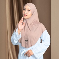 AQILA - Aqila Instant Bergo Soft Ped Airflow Cooltech / hijab malay Instant Aqila Soft pedTALI