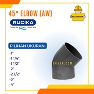 45 Degree Elbow Elbow ConnectionRUCIKA 1" to 21/2" (AW)
