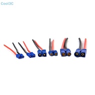 Cool3C EC2/EC3/EC5 Male Female Connector Pigtail Cable Silicone Wire RC  HOT
