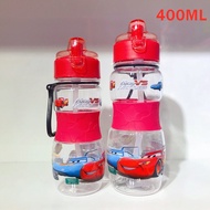 กระติกน้ำการ์ตูน 400/550/600ml ขวดน้ำแบบพกพาพร้อมเชือก ขวดน้ำพลาสติก ขวดน้ำเด็ก กระติกน้ำเด็ก