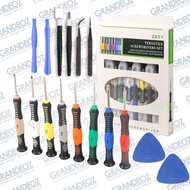 Screwdriver Set 16 in 1 Torx Kembang Repair Plus Minus Smartphone Mobile Xbox Controller PC Laptop