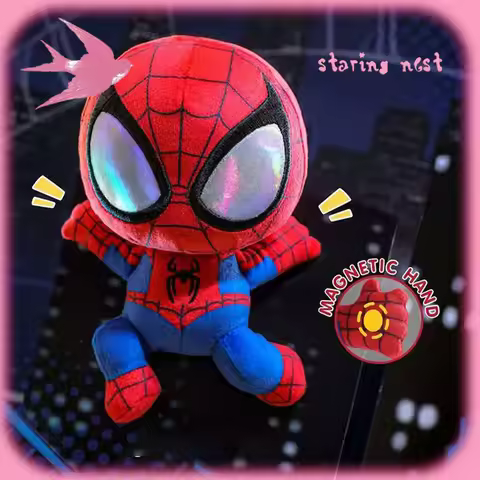 Original Hot Toys Spider-Man Brand New Day Cosbi Plush Keychain Collection Series Blind Box Anime Pe