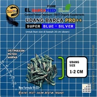 UDANG BARCA Pro++ [BLUE BOOSTER] PUSH SUPER BLUE-GREEN-SILVER COLOR - EL BARCA Feed - More Color Enhancer Faster Grow Pakan Ikan Channa Arwana Louhan Koi &amp; ikan hias lainnya