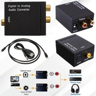 Digital to Analog Audio Converter Toslink to RCA Coaxial DAC Converter