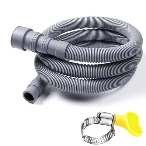 Professional EVA Washing Machine Drain Hose Flexible Corrugated Tube Dishwasher Drain Hose 1m 3m 5m