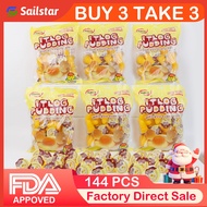 Sailstar Itlog Pudding Corn Flavor Pudding Jelly Pudding Jelly Ace Sweet Snack Dessert 24pcs/pack