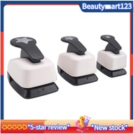 3 Piece Star Hole Punch, Star Punch, Star Paper Punch, White & Black Plastic+Metal Star Hole Puncher