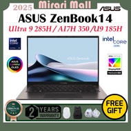 2025 ASUS Zenbook 14 /Ultra 9 285H/AMD Ryzen AI7H 350 14inch 2.8K 120Hz OLED /ASUS Lingyao Laptop/UX