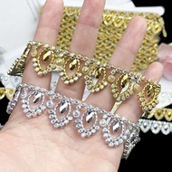 9meters Diamond Chain Lace Clothing Shoes Hat Diamond Tassel Lace