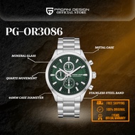 [PRE-10.10 MEGA DEALS]Pagani Gear Jam Tangan Lelaki Men's Stainless Steel Quartz Watch PG-OR3086