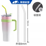 30cm 25cm Curved Straw Straight Straw Long Straw 30cm25cm High Borosilicate Glass Straw Transparent 