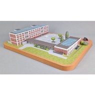 Papercraft Diorama School Building Classic DIY Paper Crafts
