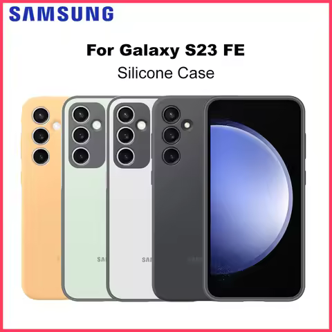 Original Samsung Galaxy S23 FE Silicone Case For Galaxy S23 FE Soft and Slim Design High Quality Sof