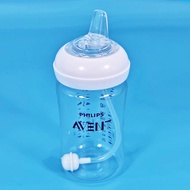 1PCS Sippy Cup Teat with Straw Accessories For Philips Avent Natural Wide Neck Bottle (no include the bottle)