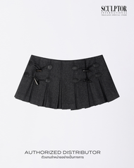 SCULPTOR® กระโปรง Wool Micro Wrap Skirt