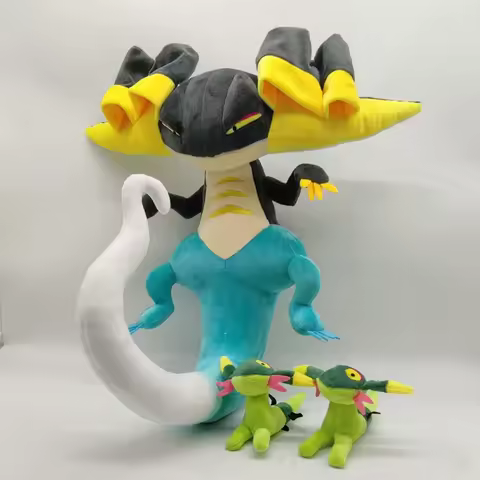45-70cm TAKARA TOMY Pokemon Anime Kawaii Plush Dragapult Lanssorien Katapuldra Giant Stuffed Toys fo
