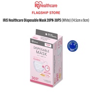 IRIS Healthcare 20PN-30PS, Japan Disposable White Mask, Small Size, Kids Face Mask, 3ply, 30pcs/box