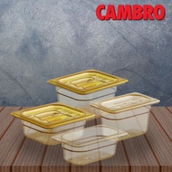 Cambro Amber Food Pan High Heat NSF Certified Heat Resistant Food Container Hotel Restaurant