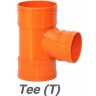 PVC ORANGE PIPES (Y AND T )SIZES 2" x 2"