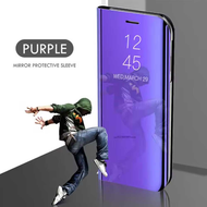 Luxury Smart Mirror Flip Leather Cover For Samsung Galaxy A07 Phone Case For Samsung A07 07A A07 4G 