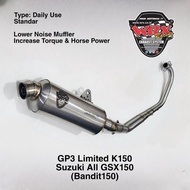 WRX EXHAUST SUZUKI GSX/GSXR 150 GP3 low noise