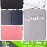 13/14/15 inch Portable Zipper Soft Sleeve Women Men Laptop Protective Handbag Pouch Bag Notebook Com