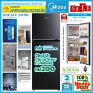 NUR E-Rebate RM200  Midea Fridge MDRT345MTB30 2 Door Refrigerator (Gross 280L)