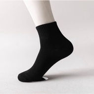 [Ready Stock] 10 pairs white socks black socks stokin sekolah crew socks calf socks low cut socks gr