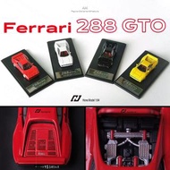 [訂購] 1∶64 車模 4色可選 FERRARI 288 GTO 引擎開蓋版 合金汽車模型